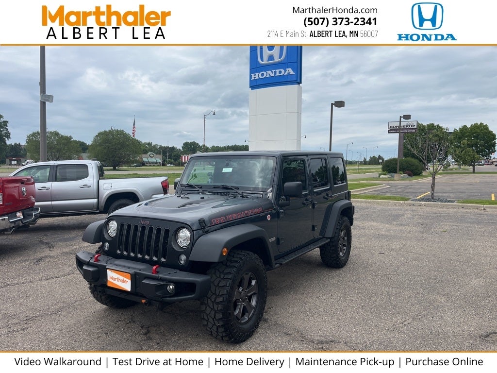 Used 2017 Jeep Wrangler Unlimited Rubicon Recon with VIN 1C4BJWFG8HL663176 for sale in Albert Lea, Minnesota