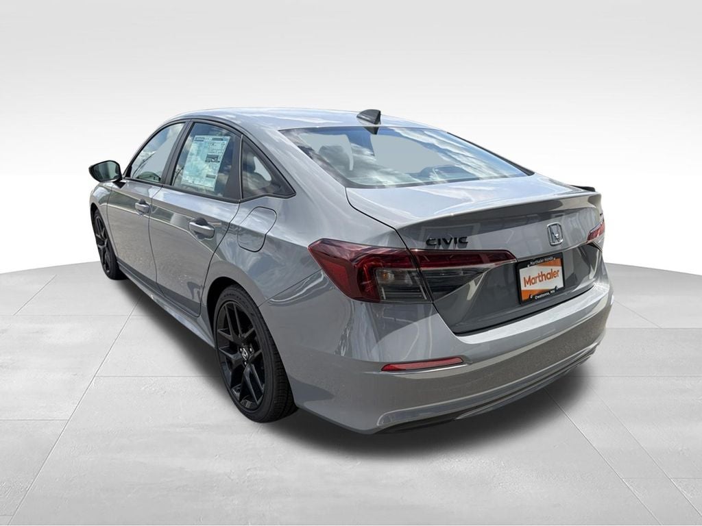 2026 Honda Civic — rear three-quarter view