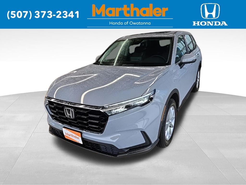 2026 Honda CR-V EX in Urban Gray Pearl — front three-quarter view
