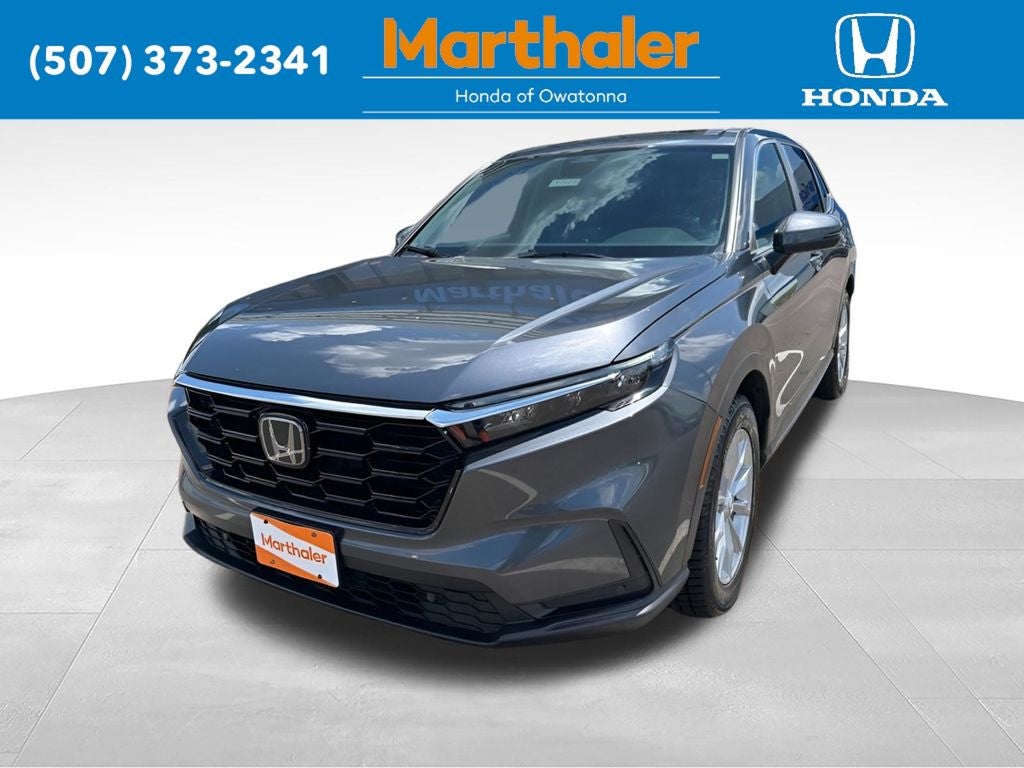 2024 Honda CR-V EX-L in Gray — front three-quarter view