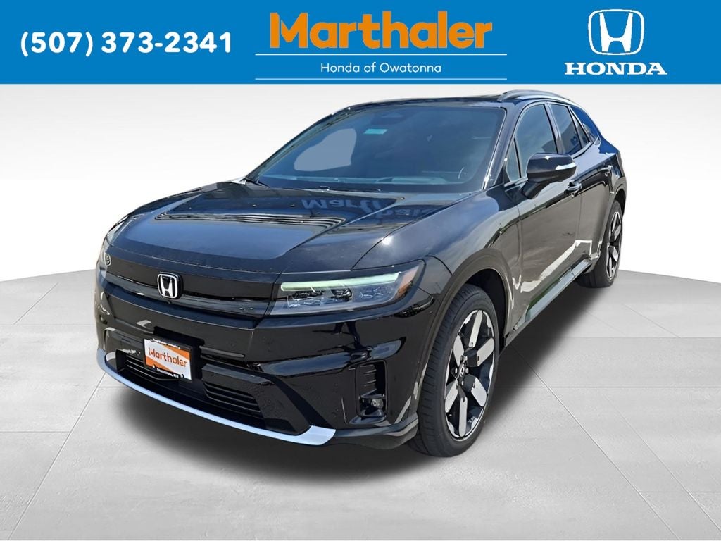 2026 Honda Prologue Elite in Raven Black — front three-quarter view